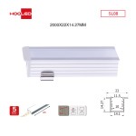 Profilo led parete SL08 2000x22x14.27mm-Profilo LED soffitto-SL-HOOLED