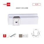 Profilo striscia led cartongesso SL10 2000x17.2x14.4mm-Profilo LED soffitto-SL-HOOLED