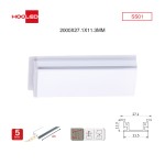 Profili per strisce led soffitto SS01 2000x27.1x11.3mm-Profilo LED soffitto-03 28-HOOLED