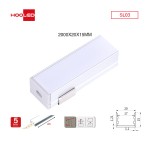 Profilo in alluminio per striscia led SL03 2000x20x15mm-Profilo LED cartongesso-03 32-HOOLED