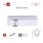 Profilo led parete SL08 2000x22x14.27mm-Profilo LED soffitto-SL-HOOLED