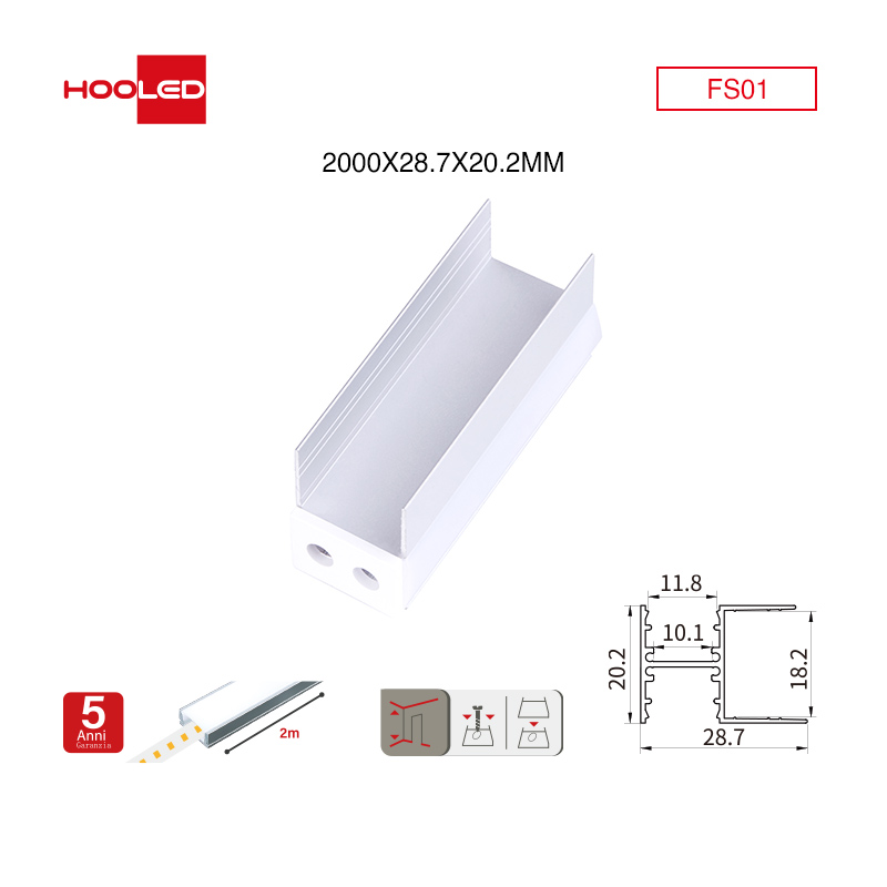Come utilizzare correttamente i profili LED per cartongesso-Utilizzo--HOOLED Come utilizzare correttamente i profili LED per cartongesso-Utilizzo--HOOLED