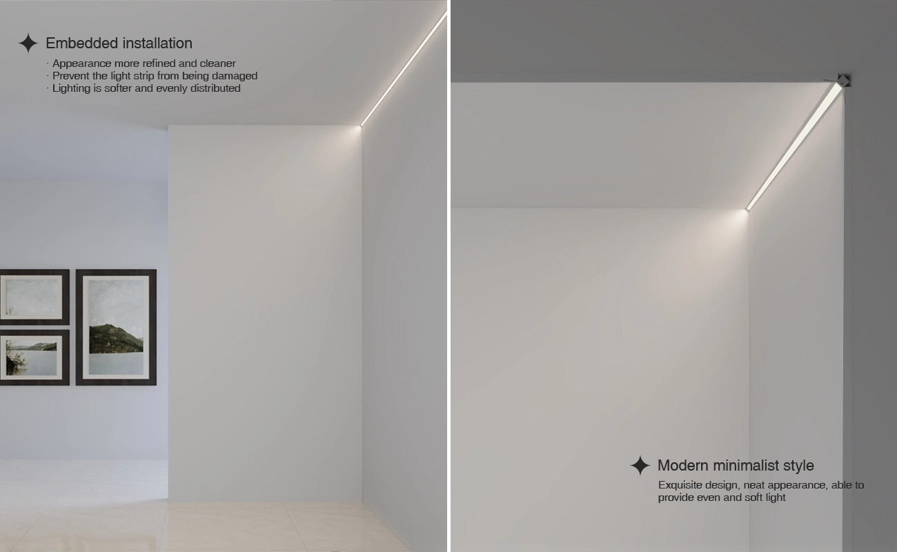 Led profile cartongesso SA04 2000x46.27x23.24mm-Profilo LED soffitto-04-HOOLED