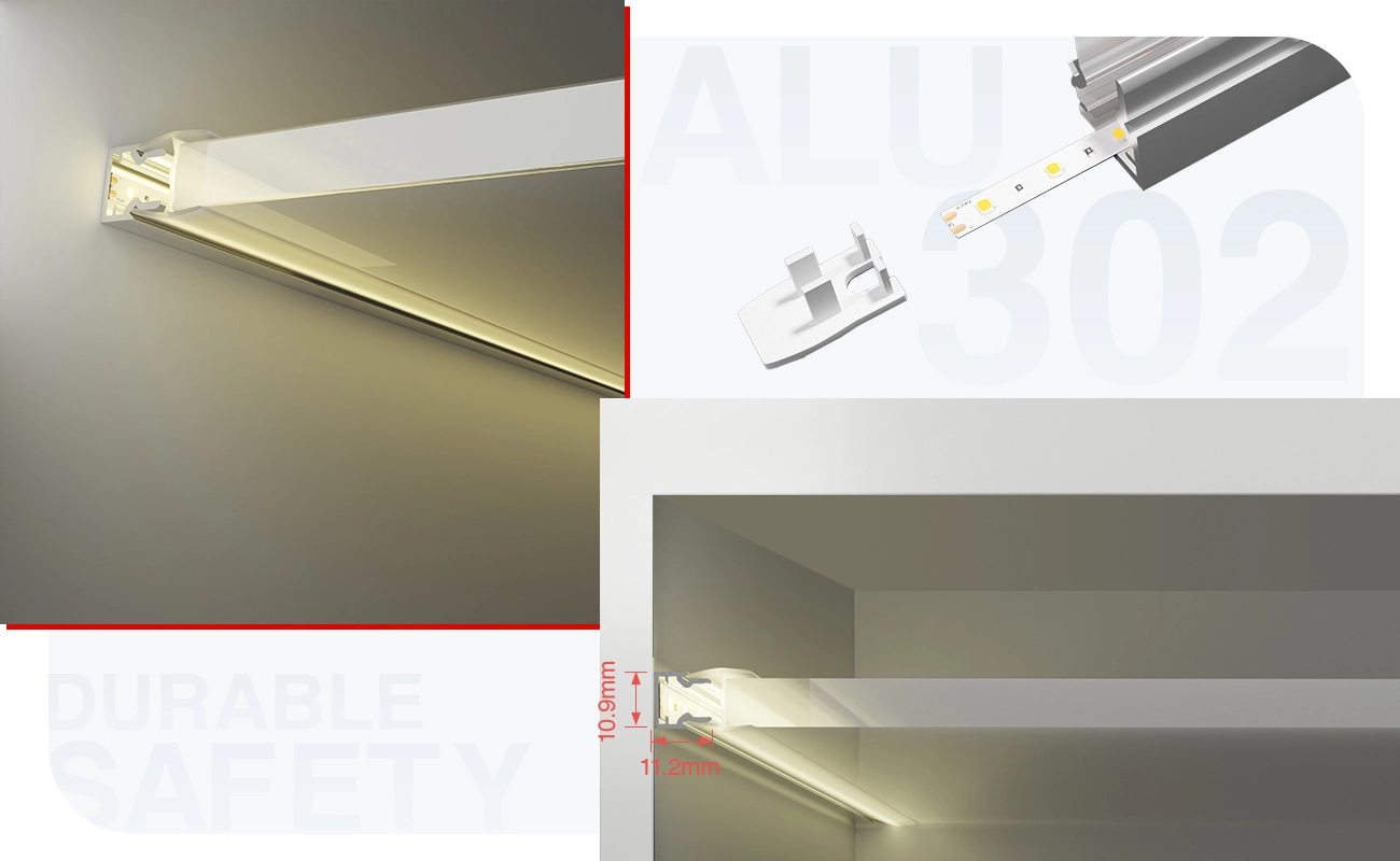 Profilo led incasso muro FS02 2000x10.9x11.2mm-Profilo LED cartongesso-05-HOOLED