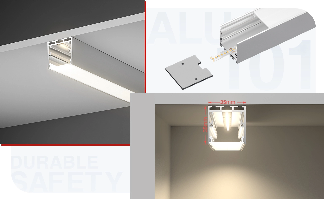 Profili led alluminio SU02 2000x35x35mm-Profilo LED cartongesso-05-HOOLED