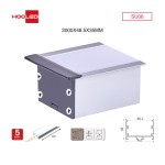 Profili in alluminio per strisce led SU07 2000x48.5x35mm-Profilo LED cartongesso-05 27-HOOLED