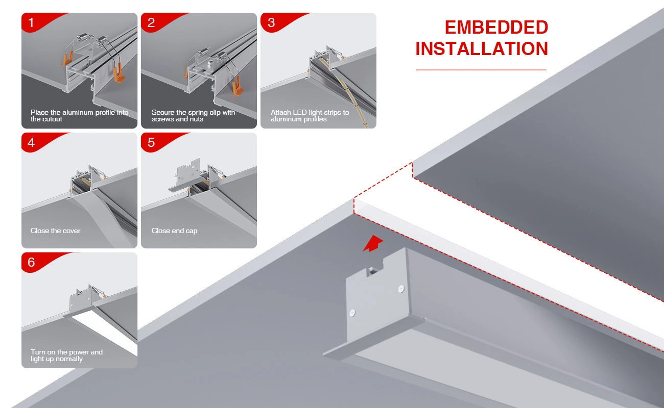 Profilo alluminio striscia led SU03 2000x20x15mm-Profilo LED cartongesso-07-HOOLED