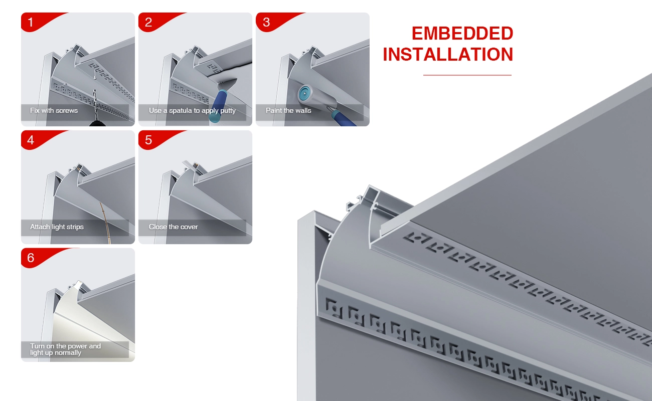 Profilo alluminio striscia LED RL02 2000x77.91x70.32mm-Profilo LED cartongesso-07-HOOLED