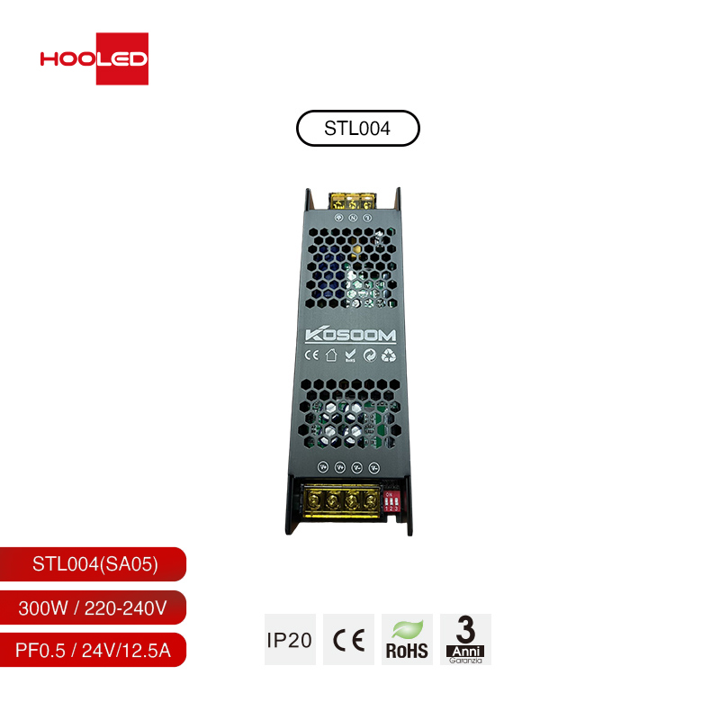 Alimentatore striscia led 60W 24V SA01-Alimentatore striscia LED 24v-SA05-HOOLED