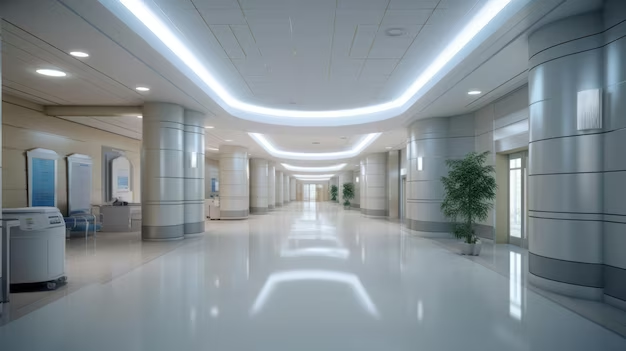 Illuminazione dei corridoi dell'ospedale-HOOLED