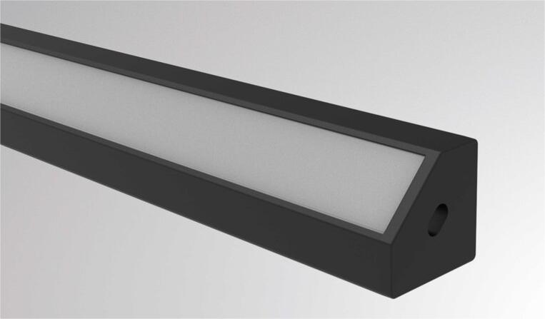 Perfil de aluminio tira LED AS01 2000x69.1x69.1mm - HOOLED