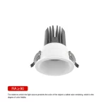 7W 3000K 24° Bianco foro hole Φ75 CSL010-A faretti da incasso led-Faretti da incasso-C1001 04-HOOLED