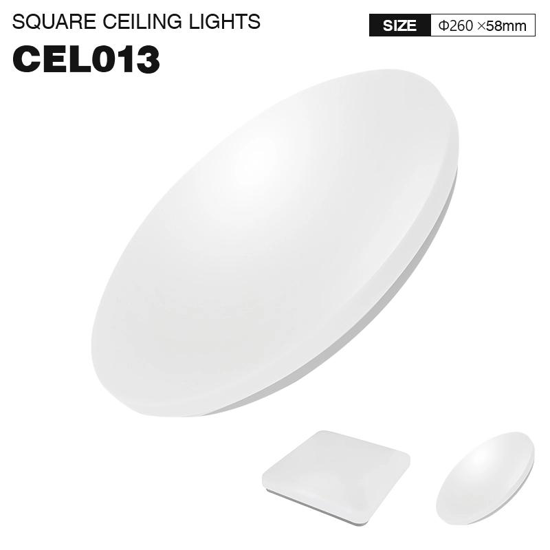 CEL013 Luce LED soffitto 3000K 14W 1120lm-Plafoniera LED Rotonda-CEL013 01-HOOLED