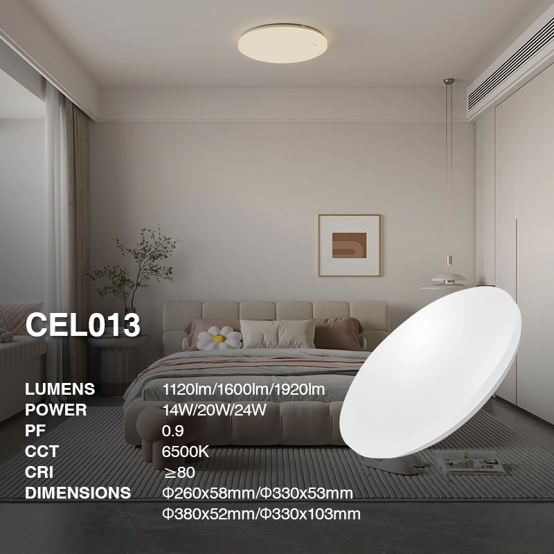 CEL013 Luce LED soffitto 3000K 14W 1120lm-Plafoniera Cucina-CEL013 02-HOOLED