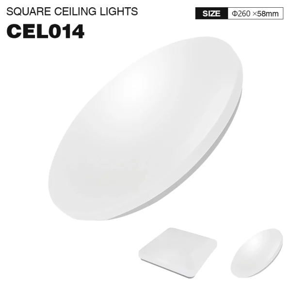 CEL014 Plafoniera led soffitto 4000K 14W 1120lm-Plafoniera LED-CEL014 01-HOOLED