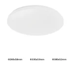 CEL014 Plafoniera led soffitto 4000K 14W 1120lm-Plafoniera camera da letto-CEL014 07-HOOLED