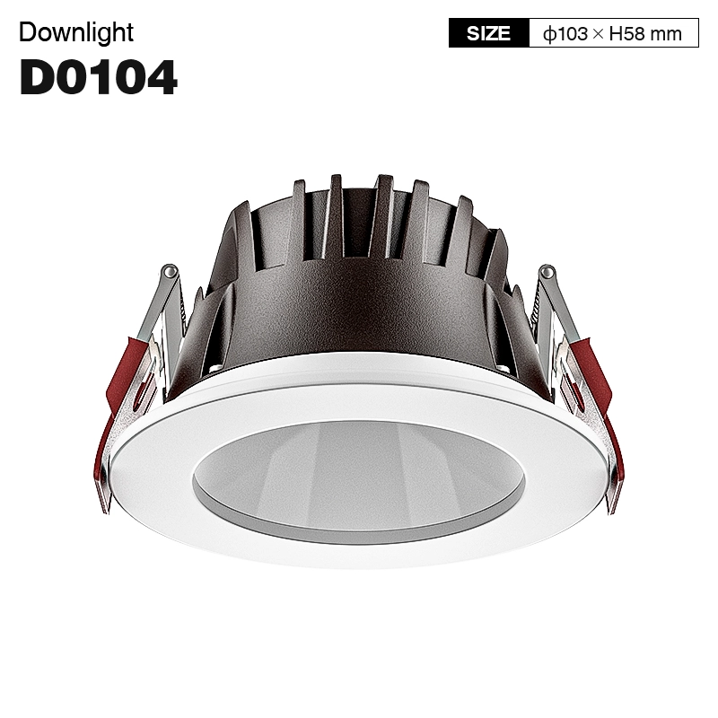 CDL001-E 10W 4000K 70° foro hole Φ88mm faretti da incasso moderni-Faretti da incasso-D0104 01-HOOLED