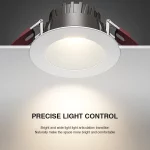 CDL001-E 24W 3000K 70° foro hole Φ145 led Faretto incasso-Faretti da incasso-D0107 04-HOOLED