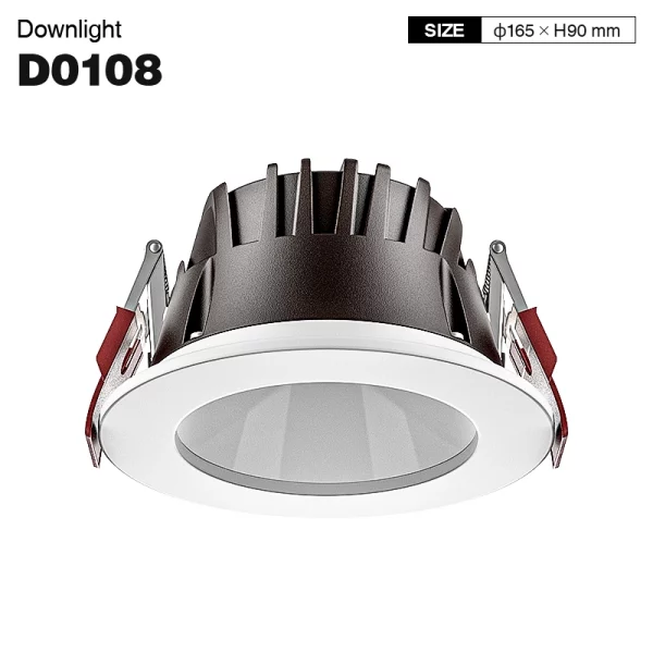 CDL001-E 24W 4000K 70° foro hole Φ145 faretti da incasso soffitto-Faretti da incasso-D0108 01-HOOLED