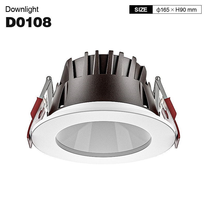 CDL001-E 24W 4000K 70° foro hole Φ145 faretti da incasso soffitto-Faretti da incasso-D0108 01-HOOLED