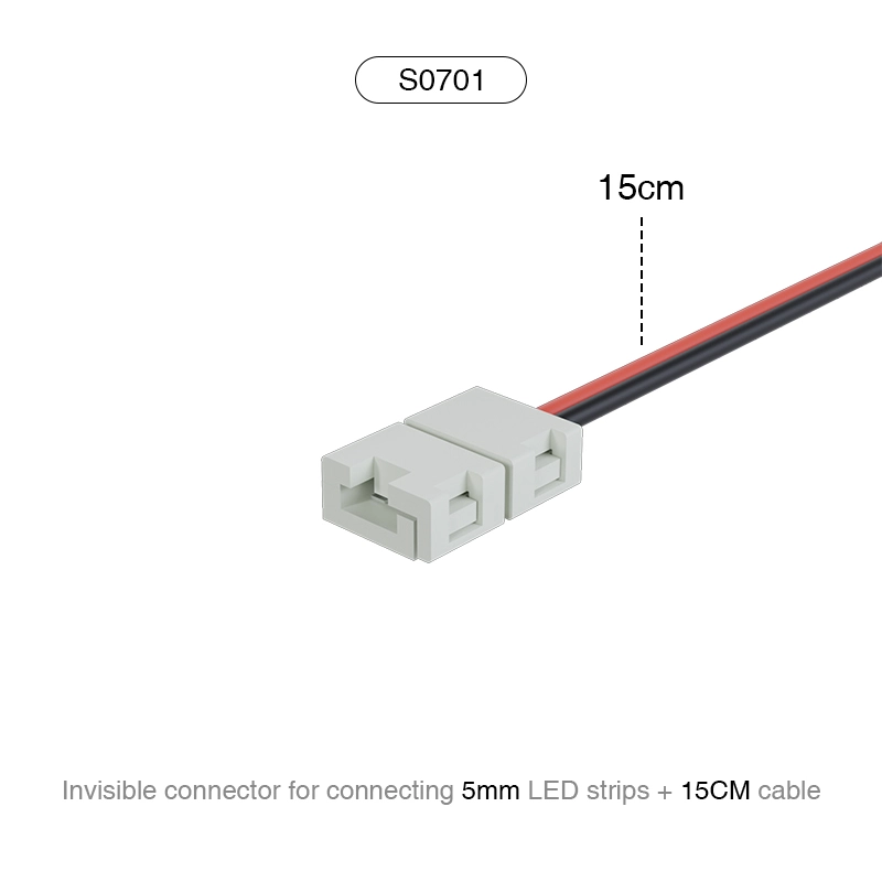 10mm  2Pin Adatto per 240 LEDS Accessori per strisce LED-Connettori Strisce LED-S0701-HOOLED