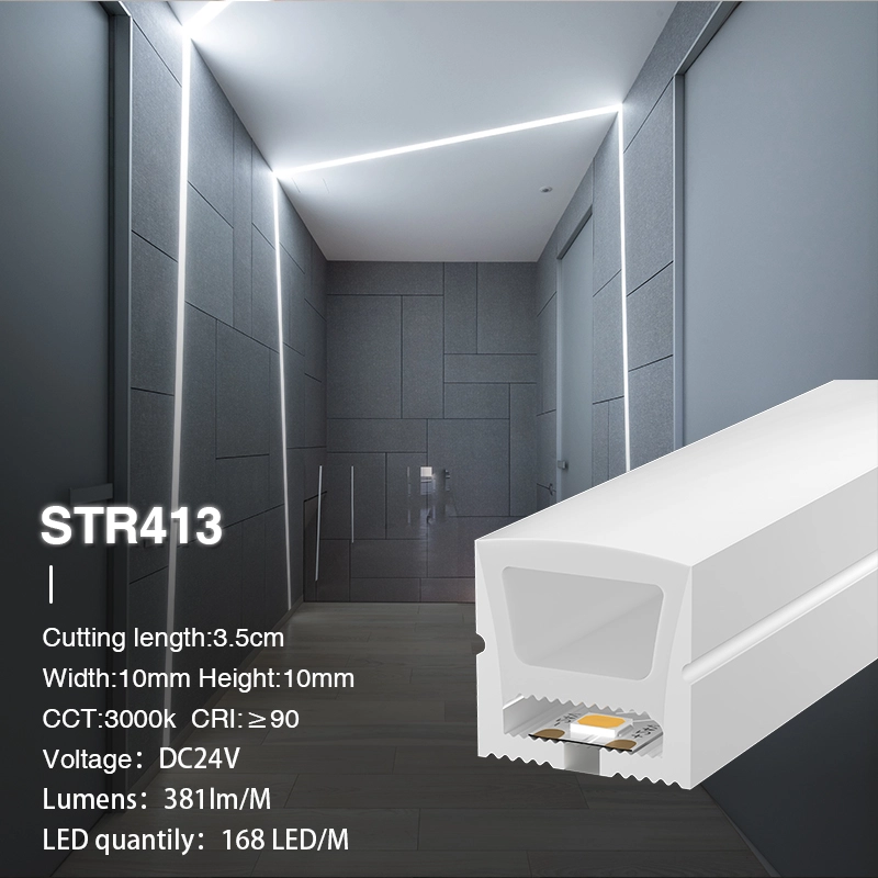 L50000*W10*H10mm SMD 3000K Ra90 IP65 168LEDs/m 24V STR413 Striscia LED flessibile-Striscia LED-STR413 02-HOOLED