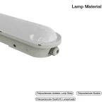 TF001 945lm 1*9W Plafoniera 1 tubi stagna Senza sorgente luminosa 60cm-Plafoniera da Esterno-TF001 03-HOOLED