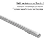 TF004 2x1900lm 2x18W Plafoniera 2 tubi stagna Senza sorgente luminosa 120cm-Plafoniera da Esterno-TF004 06-HOOLED