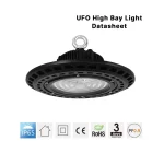 100W 4000K 90° Nero MLL011-C  Luci a Campata Alta-UFO LED-U0101 03-HOOLED