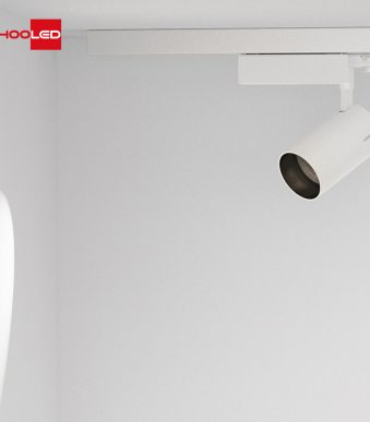 Faretto a binario bianco 3100LM Angolo del fascio 24 3000K-Illuminazione sala da pranzo moderna-08-HOOLED