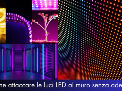 Come attaccare le luci LED al muro senza adesivo: 9 metodi sicuri e creativi-Approfondimenti--HOOLED