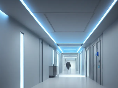Illuminazione dei corridoi dell'ospedale-HOOLED